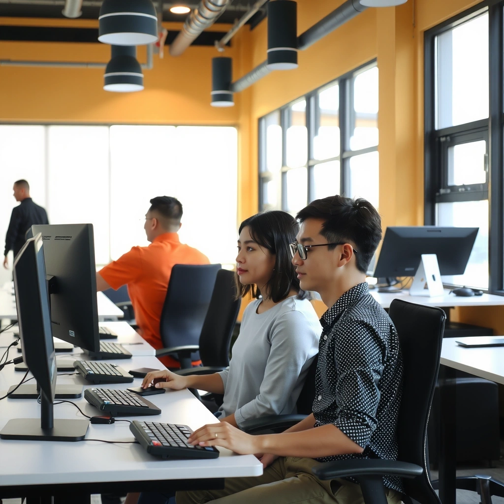 Malaysian tech startup workspace