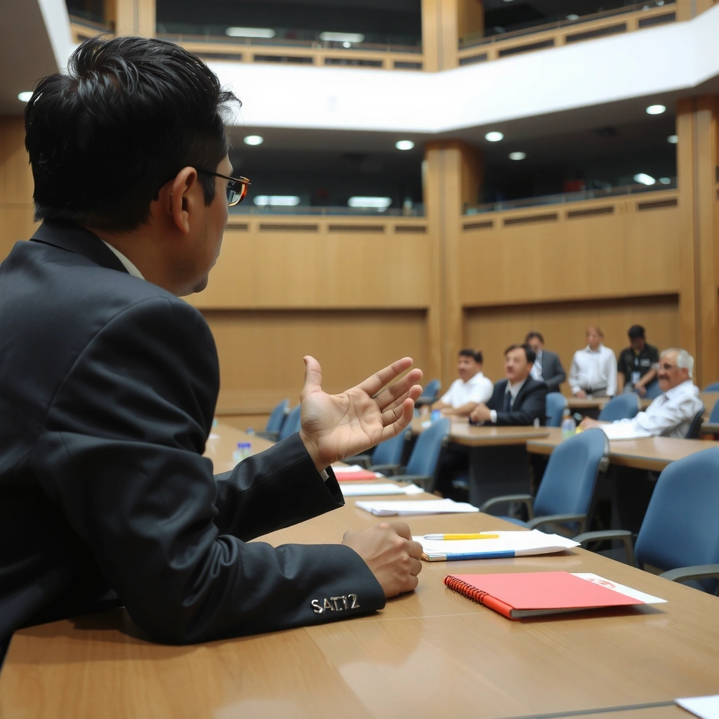 Parliamentary session debate